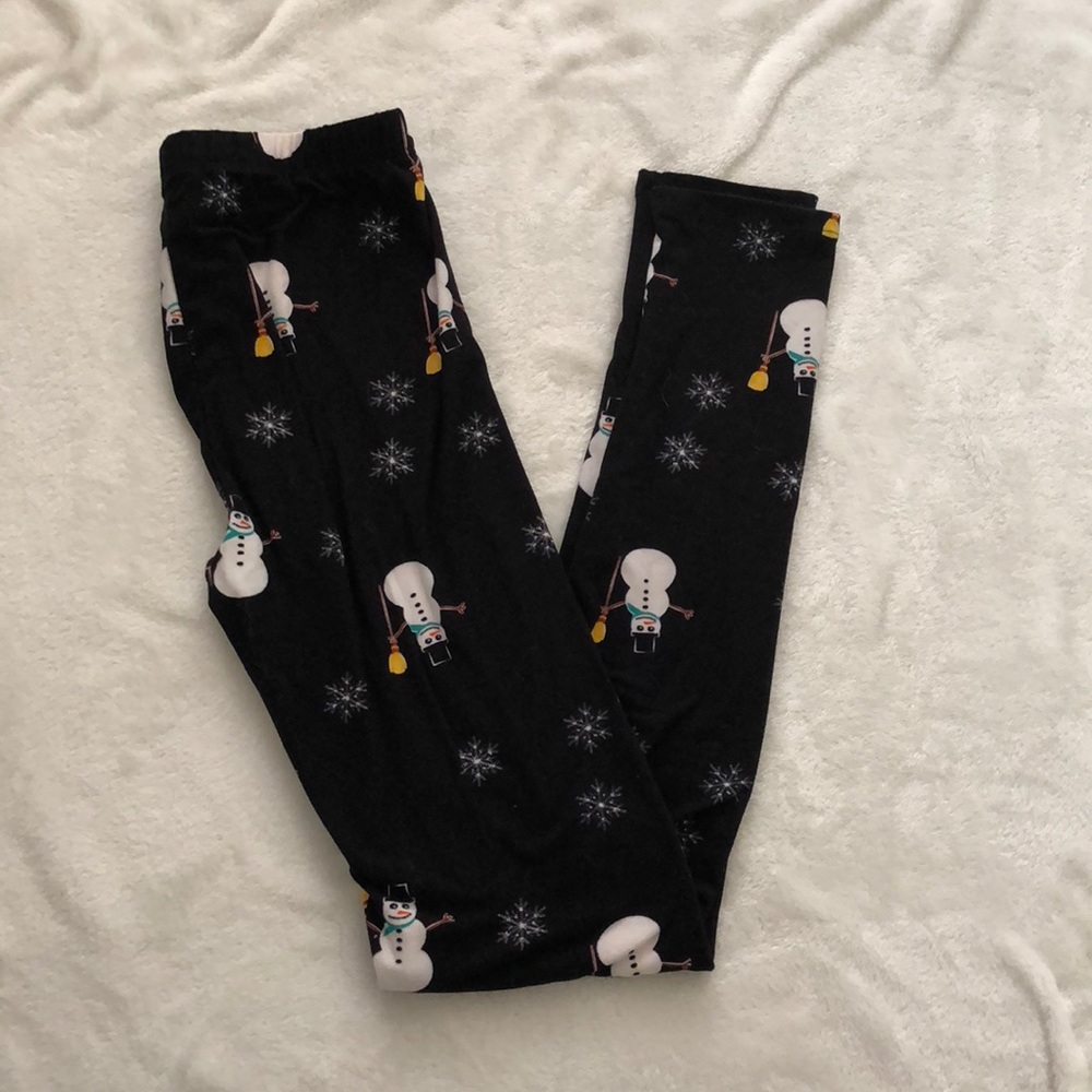 Christmas/winter snowmen leggings